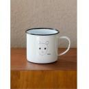 ベアマグ 2個セット ホーロー キッチン用品 食器 ナチュラル おしゃれ 白 ホワイト くま 動物