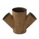 SPICE ラスティパイプジョイント3ポット 2個セット プランター キャメル 高さ20.5