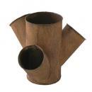 SPICE ラスティパイプジョイント4ポット 2個セット プランター キャメル 高さ22