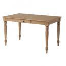 バーニー ダイニングテーブル120 ナチュラル 天然木 パイン カントリー調 おしゃれ 幅120