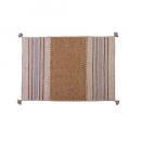 シャニールラグ ベージュ コットン エスニック調 おしゃれ カーペット マット 横190