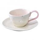 SPICE manually ティーカップ&ソーサー グラデーション ピンク 2個セット 高さ7