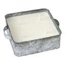 SPICE ブリキ缶入り キューブアロマキャンドル コスタルブリージー 2個セット 高さ5