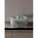 ガラスシェード ラウンドウェーブ おしゃれ ガラス 透明 ペンダントライト レトロ シンプル 波