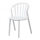 PPチェア ダイニングチェア 椅子 ポリプロピレン ホワイト カジュアル オシャレ ポップ 高さ83