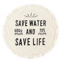 ハーフケット ひざ掛け おしゃれ カジュアル ホワイト コットン ラグ マット 敷物 直径100