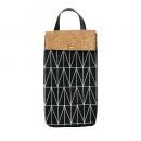 レジ袋ストッカー おしゃれ クラシック 便利 整理 保管 ビニール袋 ブラック 高さ28