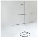 IRON ディスプレイ ラインスタンド シンプル アイアン グレー アクセサリー 高さ72.5