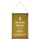 タペストリー ヴィンテージ調 カーキ おしゃれ 個性的 インパクト 壁かけ ウォール 高さ57