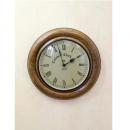 10インチクロック 壁掛け 時計 アンティーク調 おしゃれ ガラス マンゴーウッド 天然木