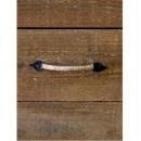 ハンドルL アンティーク調 おしゃれ シンプル 黒 ブラック 取っ手 引出し 竹 DIY