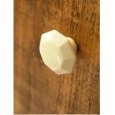 レトロノブ 8角 WH ドアノブ かわいい 水牛 おしゃれ DIY 白取っ手 ホワイト 八角形