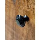 レトロノブフレンチBK ドアノブ かわいい 水牛 おしゃれ DIY  黒 取っ手 サークルライン