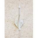 アイアンフックL 白 3個セット アイアン おしゃれ シンプル 壁掛け フック 帽子 ストール掛