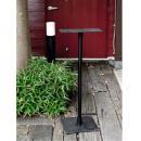 ポスト用1脚スタンド(組立式) アンティーク調 アイアン 黒 おしゃれ 新聞受け DIY