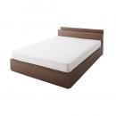 棚・コンセント付き収納ベッド【General】ジェネラル【ボンネルコイルマットレス付き】