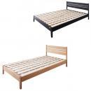 デザインパネルすのこベッド【Lira】リラ【ボンネルコイルマットレス付】