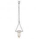 ハンギングガラスカップ クリア フラワーベース 花瓶 プランター おしゃれ ディスプレイ 高さ75