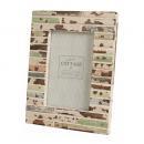 ミックスフォトフレーム マンゴーウッド 木製 おしゃれ アンティーク調 シャビー カラフル 縦21