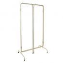 バタフライハンガーラック ホワイト アイアン ディスプレイ シンプル 両開き 高さ148