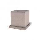 ネオポットスクエアM プランター 鉢 4個セット セメント おしゃれ ピンク 幅10