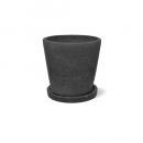 ネオポットノーマルM プランター 鉢 4個セット セメント おしゃれ ブラック 幅13.5