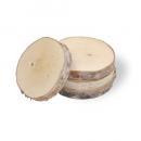 ウッデンコースターA set4 ナチュラル 木製 ガーデン雑貨 アンティーク調 直径13.5