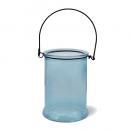 トルシヨンハンギングベースA-S 4個セット ガラス 花瓶 フラワーベース ターコイズブルー高さ14