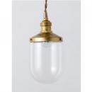 クリアシェードドロップ ガラス ランプシェード 照明器具 ペンダントライト用 高さ165