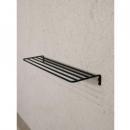 アイアンシェルフSブラック アイアン サニタリー シック 棚 アンティーク調 幅400