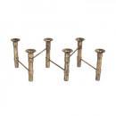 BRIDAL CANDLE HOLDER A.GOLD アンティーク調 おしゃれ 高さ16