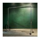 エアートローリー スチール シンプル バー シルバー ハンガースタンド 空港 幅90