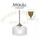 マウジュ ペンダントライト ホワイト 小形LED電球付き 天井照明 おしゃれ 高さ15