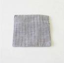 コースター ファイン ストライプ GY グレー 5枚セット コットン ナチュラル リネン 幅10