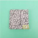 ハンカチ ロンドフラワー GY グレー 5枚セット コットン 爽やか ブロックプリント 幅55