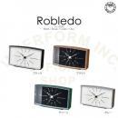 ロブレド GN 目覚まし時計 置き時計 プラスチック ガラス アンティーク調 おしゃれ 高さ8