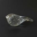 GLASS BIRD REST CL オブジェ クリア 小鳥 かわいい 高さ6