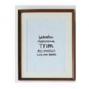 WOODEN フォトフレーム トリム レクタングル W/マットボード (L) おしゃれ 幅44.5