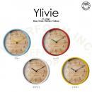 ユリヴィエ BL 壁掛け時計 ウォールクロック アルミ ガラス おしゃれ プラスチック 直径16