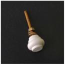 IRON ドアノブ IV アイボリー2個セット ブラス DIY アンティーク調 おしゃれ 直径2.5