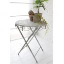 パウダーレース・ガーデンテーブル ディスプレイ アンティーク調 スチール エレガント 高さ92