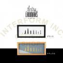 ランドマークス BK ブラック アートフレーム S 木製 ガラス おしゃれ ディスプレイ 幅34