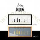 ランドマークス BK ブラック アートフレーム L 木製 ガラス おしゃれ ディスプレイ 幅55.4