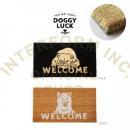 ドギーラック BN ブラウン コイヤマット おしゃれ イヌ かわいい 玄関マット ココヤシ 幅58