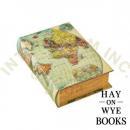 ヘイオンワイブックス グリーン 収納ボックス ヴィンテージ調 おしゃれ 世界地図 高さ27