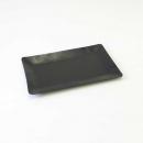 IRON フラットトレイ トリム (S) アンティーク調 シンプル アイアン ブラック 幅20