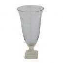 Etching glass  インデント Urn L 花瓶 エッジング 彫 綺麗 エレガント グラス