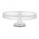 ROUND CAKE STAND ''REVRES'' L ガラス コンポート クリア 直径28