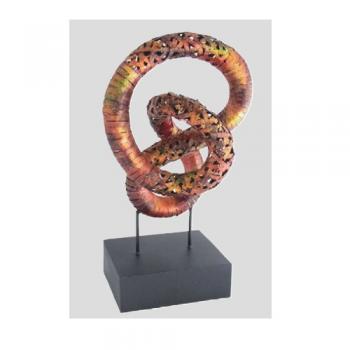 Metal Scarpture インフィニティ 個性的 オブジェ 置物 ディスプレイ アート