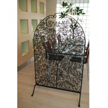 ファーン スクリーン アイアン パーテーション おしゃれ 植物モチーフ シック センシティブ